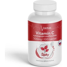 Vitamax Vitamín C 500 mg Šípek s predĺženým účinkom 500 mg 100 tablet