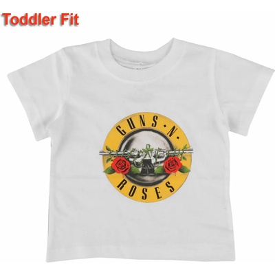 ROCK OFF Детска тениска Guns N' Roses - Classic Logo - WHT - ROCK OFF - GNRTS04TW