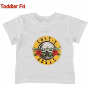 ROCK OFF Детска тениска Guns N' Roses - Classic Logo - WHT - ROCK OFF - GNRTS04TW
