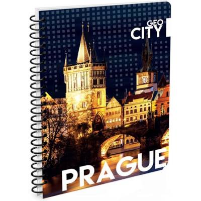Тетрадка Karton Geo City Prague А5 60л. сп. , меки (1120675-7-59317)