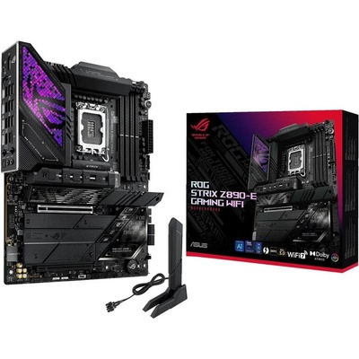 ROG STRIX Z890-E GAMING WIFI, LGA1851, Core Ultra, 4х DDR5, 5000 Mb/s, 802.11be (90MB1IM0-M0EAY0)