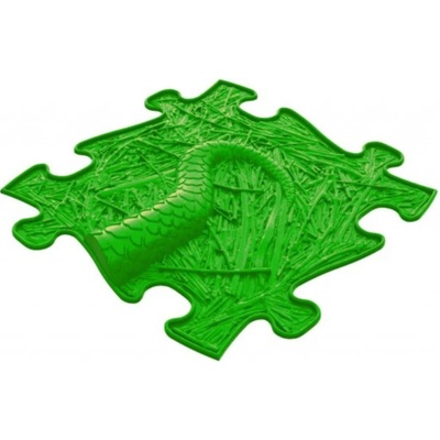 Muffik ortopedická podlaha Had ocas tvrdý Zelená