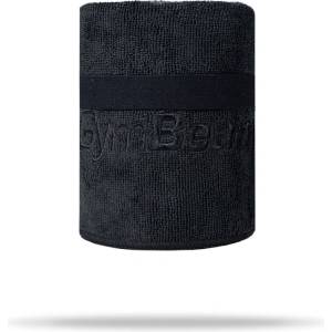 GymBeam Спортна микрофибърна кърпа Medium Black