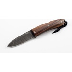 lionSTEEL 8800d-st opera damascus / Джобно ножче с острие от дамаска стомана и дървена дръжка (lion0226)