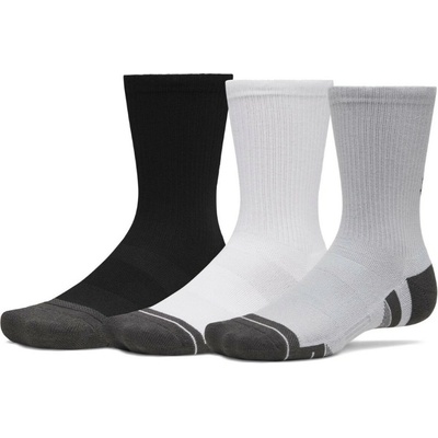 Under Armour New UA Perf Tech 3Pk Crew sivá/biela