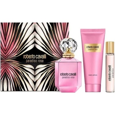 Roberto Cavalli Paradiso Rosa Gift Set - EDP 75 ml + Body Lotion 100 ml + EDP 15 ml за жени