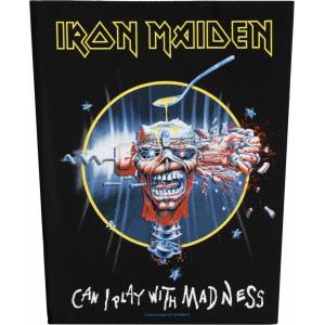 RAZAMATAZ голяма апликация iron maiden - can i play with madness - razamataz - bp1207