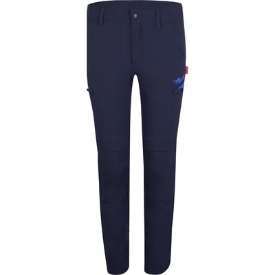 Trollkids Детски панталон със свалящи крачоли Trollkids Kid's Kjerag Zip Off Pants Walking trousers - Navy / Medium Blue - размер 164 (EU) (701-1313-0422)
