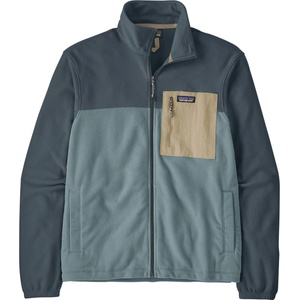 Patagonia Мъжки поларен пуловер Patagonia Micro D Patch Pocket Jacket Fleece jumper - Blue Sage (005-7766-0214)