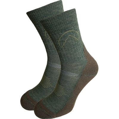 Black hill outdoor merino ponožky Chopok 2Pack zelené