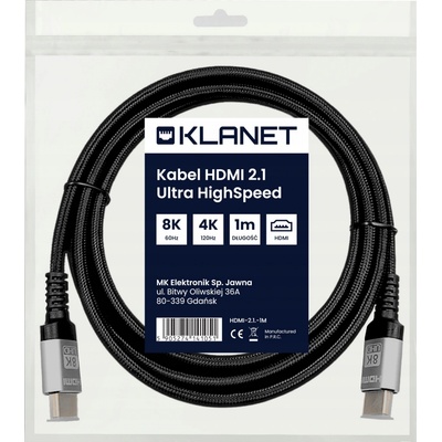 Klanet HDMI-2.1-1M