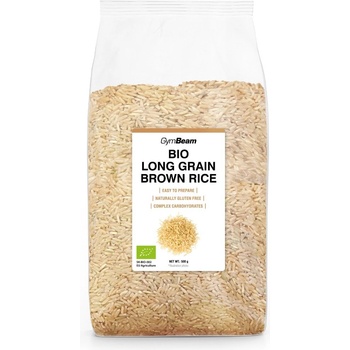 GymBeam БИО Дългозърнест кафяв ориз 500 g