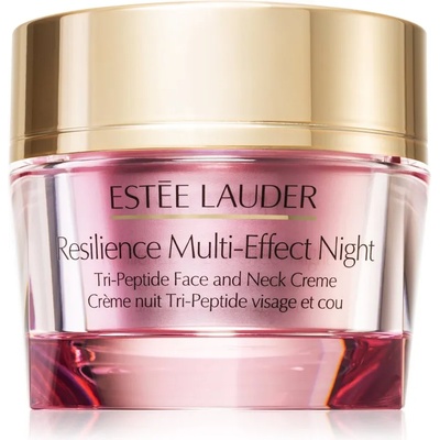 Estée Lauder Resilience Multi-Effect Night Tri-Peptide Face and Neck Creme нощен лифтинг крем на лицето и шията 50ml
