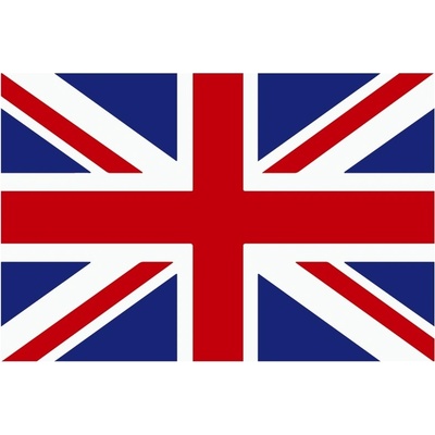 Amicar Samolepicí vlajka Velké Británie 50x30 mm, 3D efekt