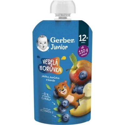 GERBER Junior kapsička veselá čučoriedka 110 g