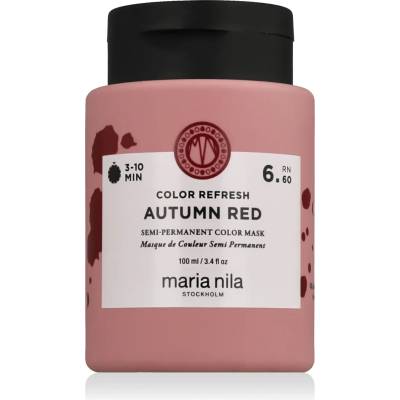 Maria Nila Colour Refresh Боя за коса за жени 100 ml Нюанс 6.60 Autumn Red