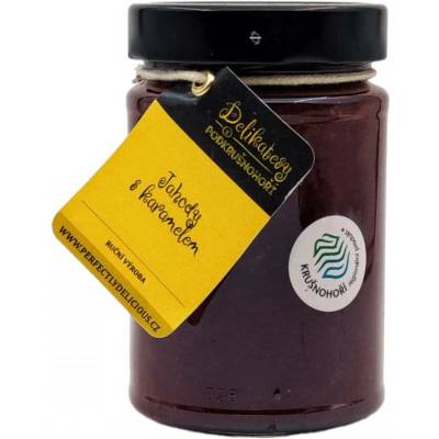 Perfectly Delicious Jahody s karamelem 310 g