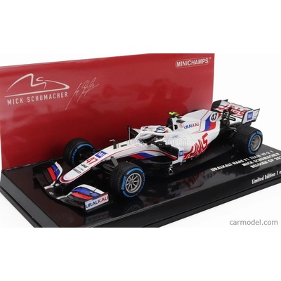 Minichamps Haas F1 Vf-21 Ferrari 065 6 Team Uralkali N 47 bílá 1:43