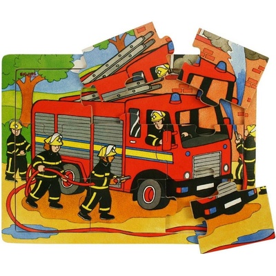 Bigjigs toys Hasiči 9 dielov