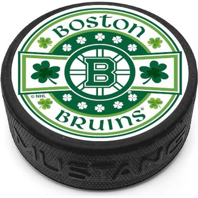 Mustang Puk Boston Bruins St. Patrick's Day Puck