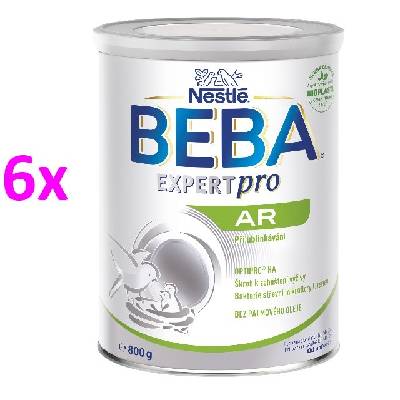 Nestlé BEBA EXPERTpro AR při ublinkávání, mléčná kojenecká výživa, potravina pro zvláštní lékařské účely, od narození, 6x800 g