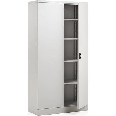 Click Plechová skříň, demontovaná, 1800 x 916 x 422 mm, šedá