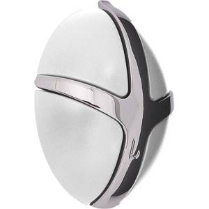 Spinder Design Бяла/в блестящо сребрист цвят стенна пластмасова кука Tick - Spinder Design (HD600-03-01)
