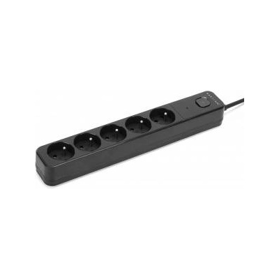 Montis Power Strip Surge Protector Black 5-Outlet 5m MT187-BK-5