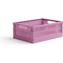 Made Crate skladacia prepravka midi soft fuchsia