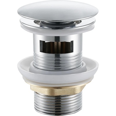 Cerano Umyvadlová výpusť, 5/4“ click-clack s přepadem, chrom, CER-CC-CH-OF – Zboží Dáma