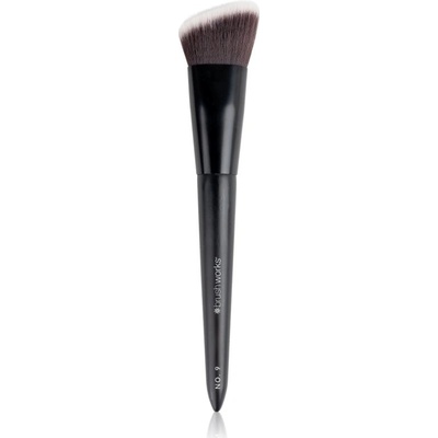 Brushworks Angled Flat Top Foundation Buffing Brush plochý štetec na make-up typ NO 9 1 ks