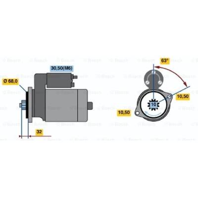 BOSCH STARTER 0 001 125 059