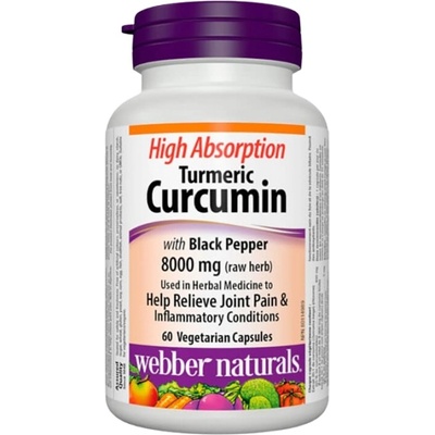Webber Naturals Turmeric Curcumin | With Black Pepper [60 капсули]