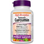Webber Naturals Turmeric Curcumin | With Black Pepper [60 капсули]