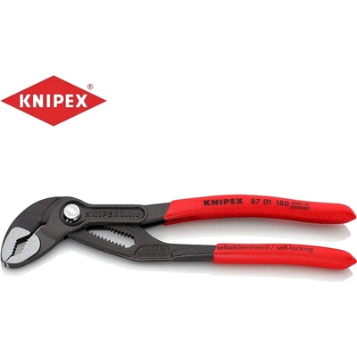 Kleště Knipex 87 01 180 trubkové "COBRA" potah PVC 180mm