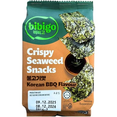 BIBIGO Snack z morských rias BBQ 5 g