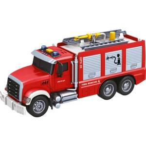 WENYI car - 1: 14 - Пожарна кола (със звук, светлини, пръскаща вода) (21j-666-23r)