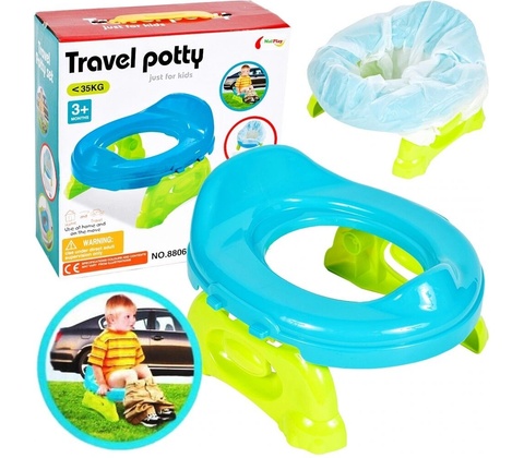 Travel Potty modrý