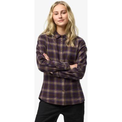 Fjallraven Ovik Classic Flannel Shirt black oak/dark violet