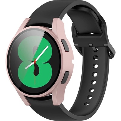 VSETKONAMOBIL Ochranný kryt s tvrdeným sklom pre Samsung Galaxy Watch 4 44mm ružový 34744