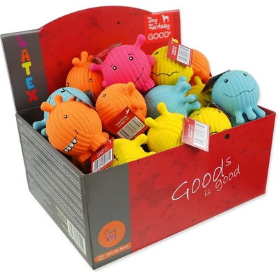 Dog Fantasy Latex Face Ball set 4 x 6 ks