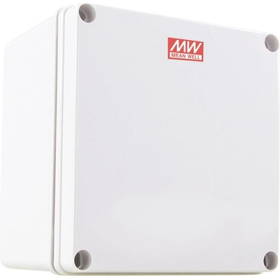 MEAN WELL pouzdro, Průmyslová skříň, Venkovní kryt 125 x 125 x 100 PC, polykarbonát, plast šedá 1 ks