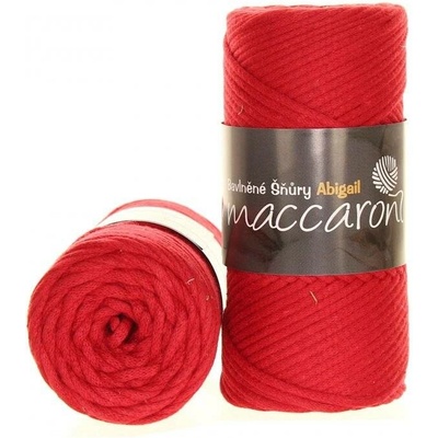Maccaroni Abigail 3 mm Červená