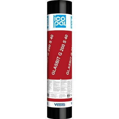 BMI střešní a hydroizolační systémy s.r.o. - Icopal Vedag Vedag GLASBIT G 200 S 40 (dříve VEDAGLAS®G200S4) tl.4 mm (role 7,5 m²)