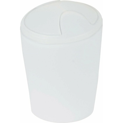 Spirella výklopný odpadkový koš Move, ledově bílý, plast, 5 l
