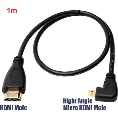 ROLLIN HIGH SPEED HDMI CABLE 4K HDMI to microHDMI PRAVÝ 1m GO_9023