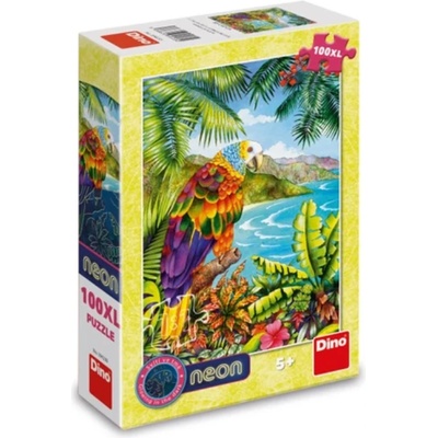 Dino - Puzzle Parrot in the jungle - 100 piese