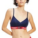 Podprsenky Tommy Jeans bralette Lift podprsenka modrá