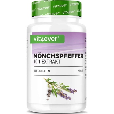 Vit4ever Drmek obecný Vitex agnus-castus, extrakt 10:1 365 tablet