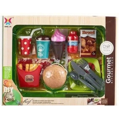 Global Express Комплект за игра на хамбургерница (xj361)